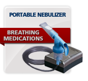 PORTABLE NEBULIZER breathing medications